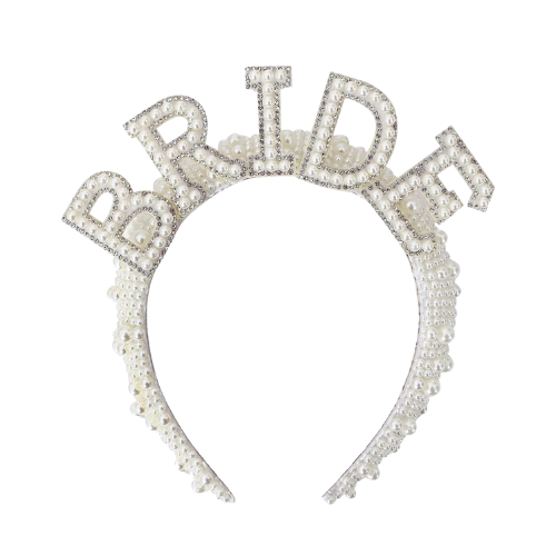 Accessory - "Bride" Pearl Headband
