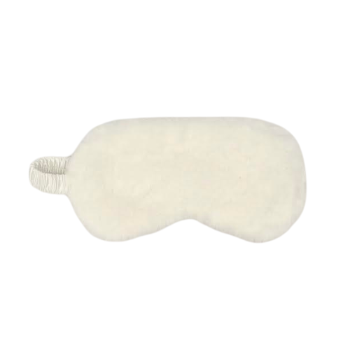Sleeping Eye Mask - White Fur