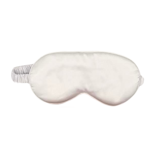 Sleeping Eye Mask - White Satin