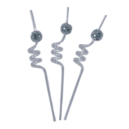 Swirl Straw - Disco Ball