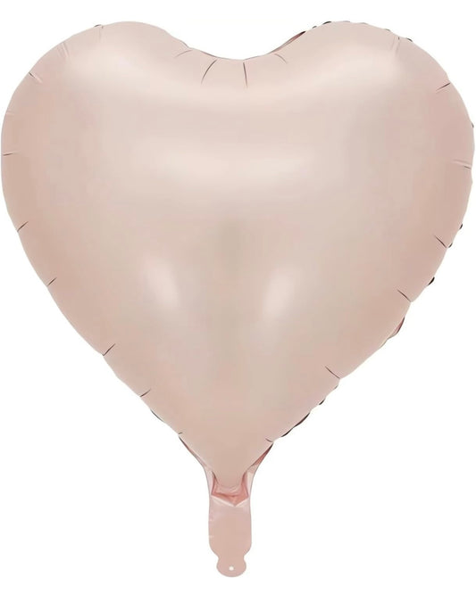 Heart Foil Balloon - Neutral Medium