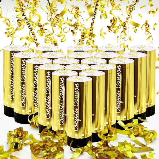 Gold Party Confetti Poppers