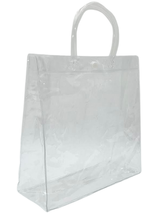 Clear Bags w/Handle - Medium 9.8"x9.8"