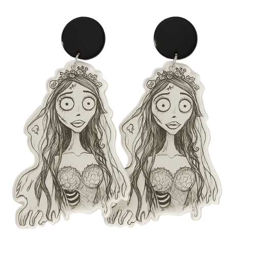 Earrings - Corpse Bride
