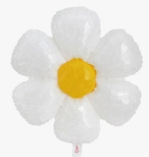 Foil Balloon - Daisy Flower 18"