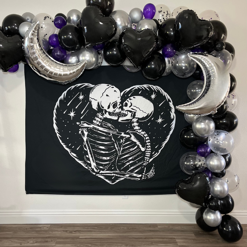 Backdrop - Skeleton Kiss