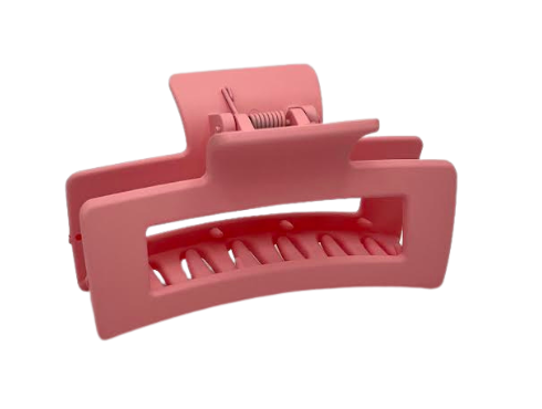 Hair Clip - Matte Pink