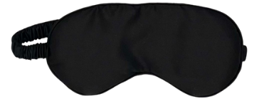 Sleeping Eye Mask - Black Satin