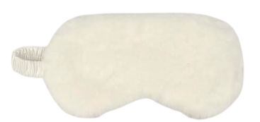 Sleeping Eye Mask - White Fur