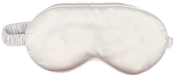 Sleeping Eye Mask - White Satin