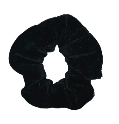 Velvet Scrunchie - Black