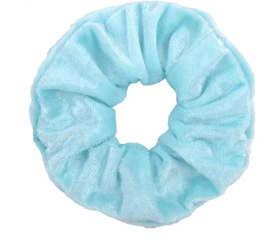 Velvet Scrunchies - Blue