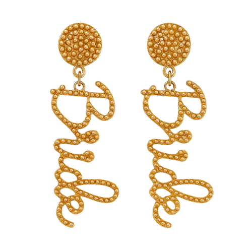 Earrings - "Bride" Gold