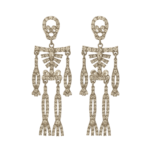 Earrings - Diamond Skeleton